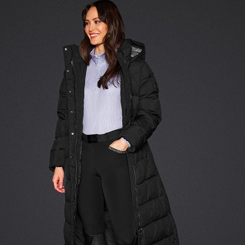 Mountain Horse - Cappotto con cappuccio donna Quinn nero | - Ohlala