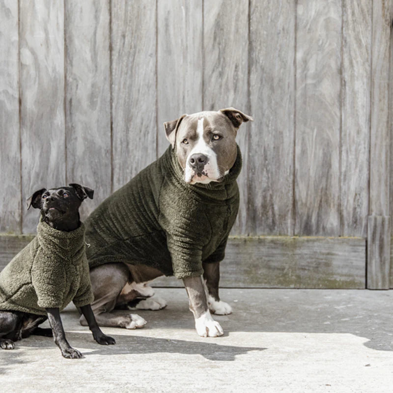 Kentucky Dogwear - Teddy fleece hondentrui dennegroen | - Ohlala