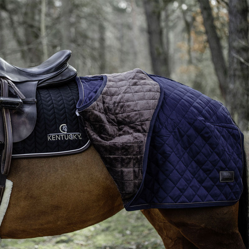 Kentucky Horsewear - ロングランジカバー マリンブルー 160g | - Ohlala