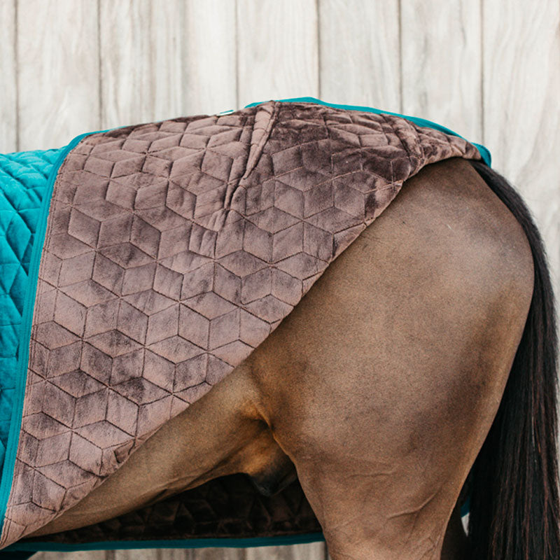 Kentucky Horsewear - ベルベット プレゼンテーションラグ エメラルド 160g | - Ohlala