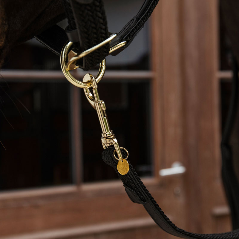 Kentucky Horsewear - Geflochtene Nylon-Longe schwarz 2 m | - Ohlala