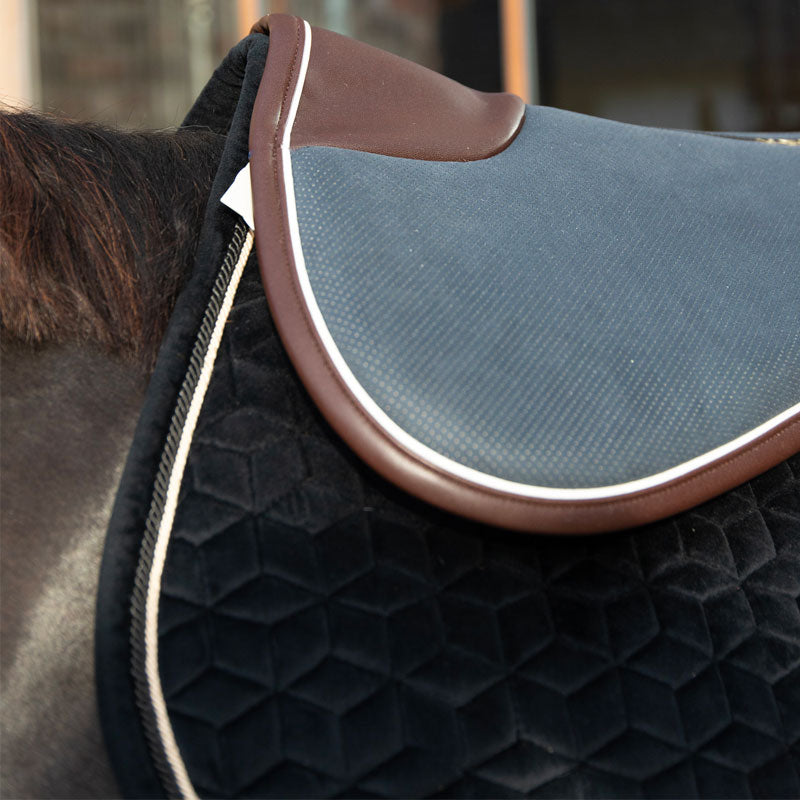Kentucky Horsewear - Amortyzator dla koni Absorb granatowy/brązowy | - Ohlala