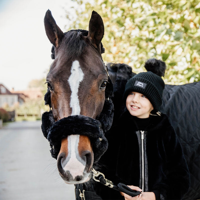 Kentucky Horsewear - ムートン輸送用ハルター ブラック | - Ohlala