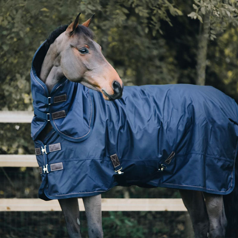 Kentucky Horsewear - オールウェザー防水プロネックカバー 150g ネイビー | - Ohlala