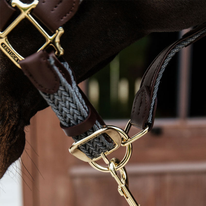 Kentucky Horsewear - Grey Braided Nylon Horse Halter | - Ohlala