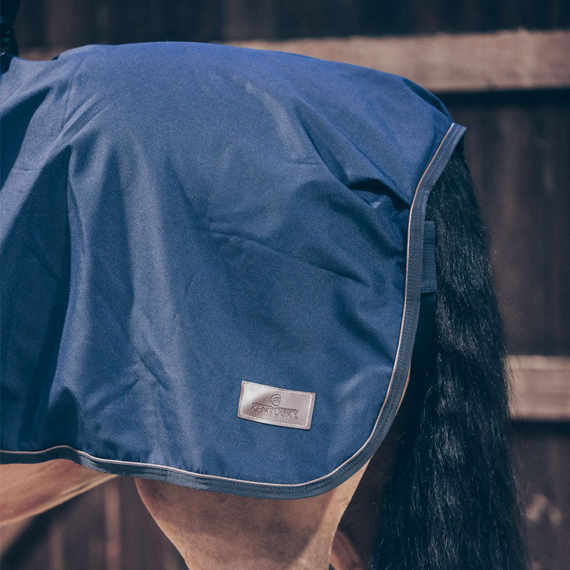 Kentucky Horsewear - スクエアランジカバー 防水 マリンブルー 600D | - Ohlala