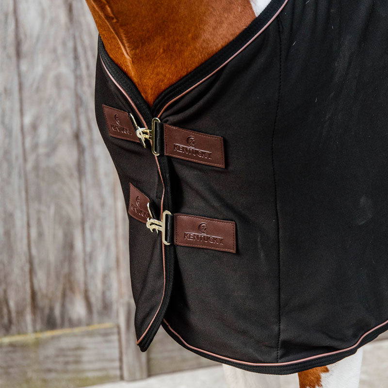 Kentucky Horsewear - Manta polar secante negra | - Ohlala
