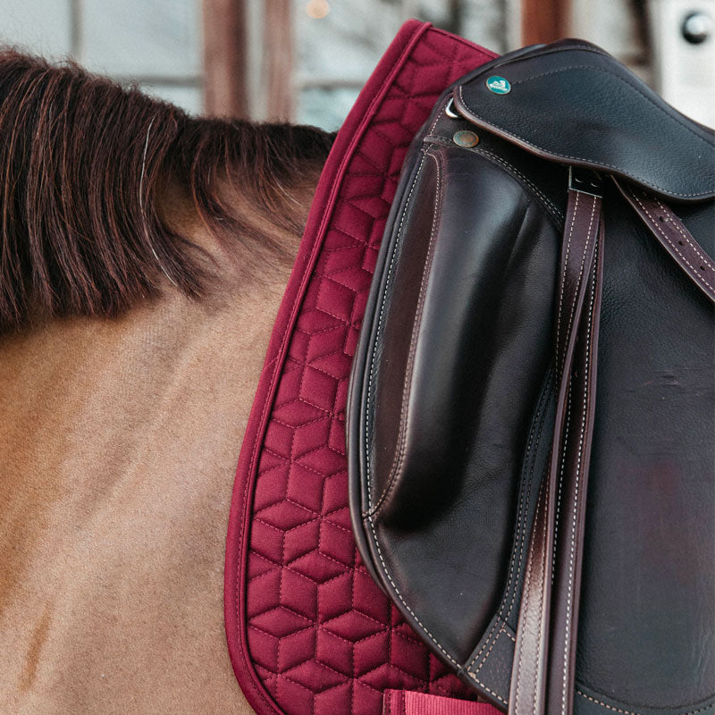 Kentucky Horsewear - Sottosella da dressage Basic bordeaux | - Ohlala