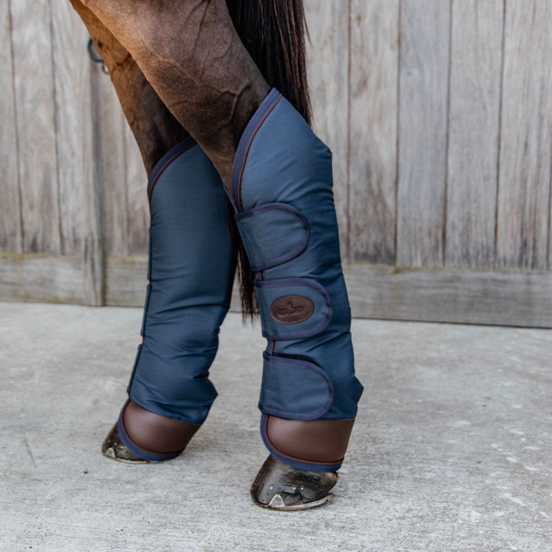 Kentucky Horsewear - Parastinchi da trasporto blu navy | - Ohlala
