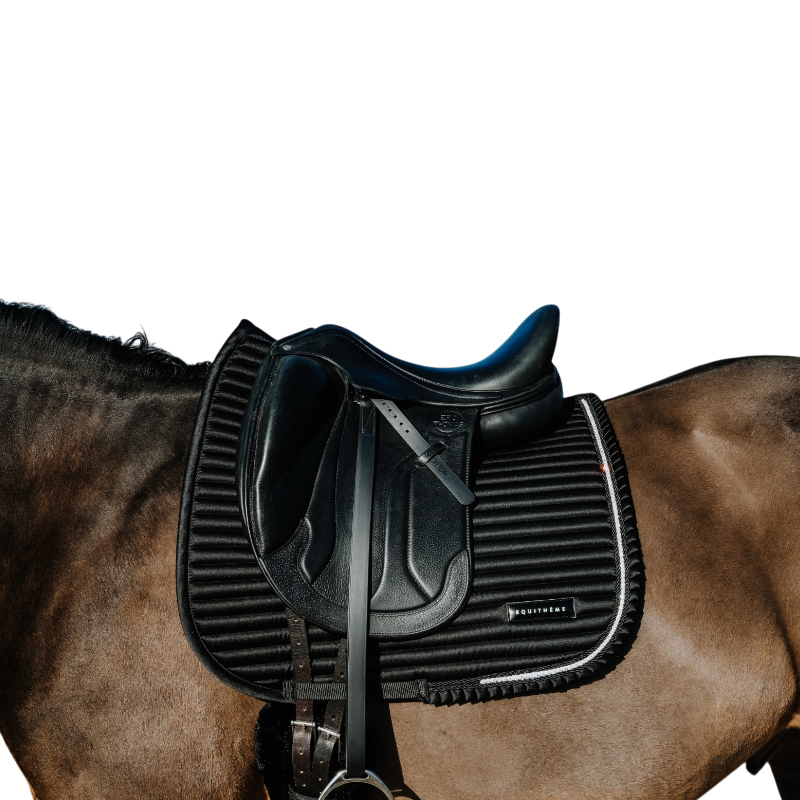 Equithème - Dressage Saddle Pad Glam Black