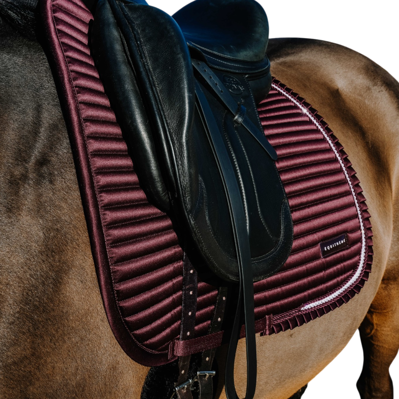 Equithème - Dressuurpad Glam Bordeaux