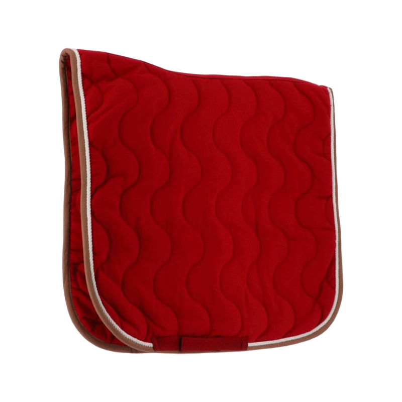 Equithème - Burgundy polyfun special dressage saddle pad