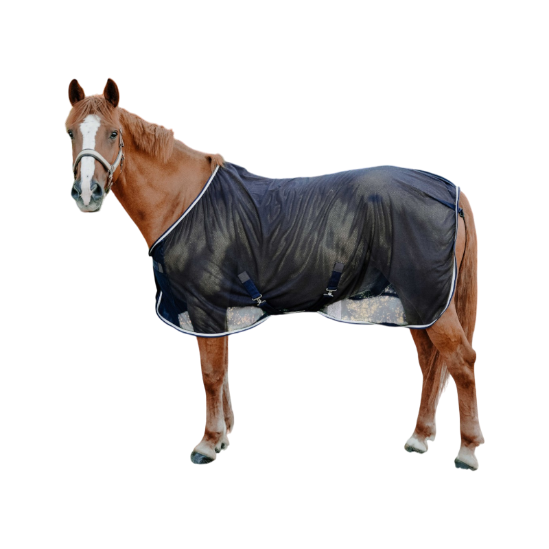 Equithème - Coperta anti-mosche Serenity blu navy