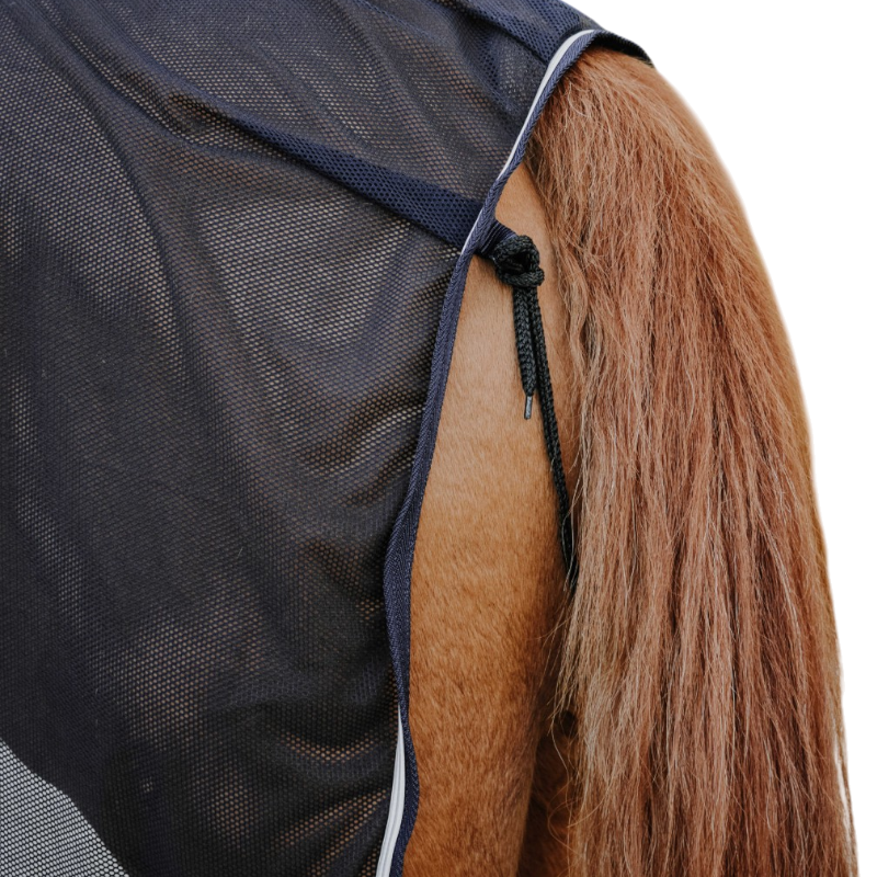 Equithème - Coperta anti-mosche Serenity blu navy