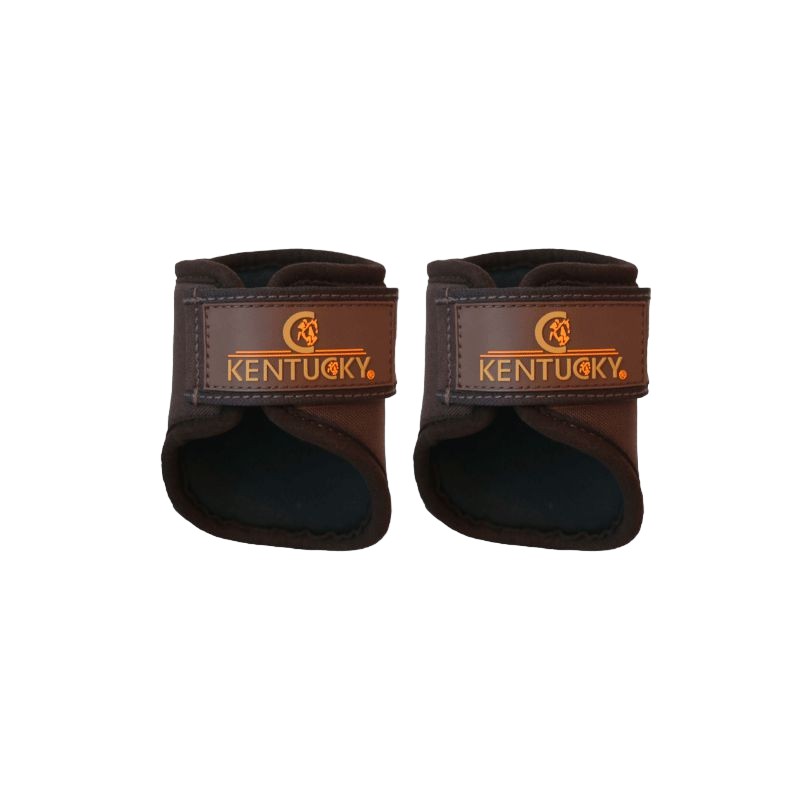 Kentucky Horsewear - Protège-boulets Short 3D Spacer marron | - Ohlala