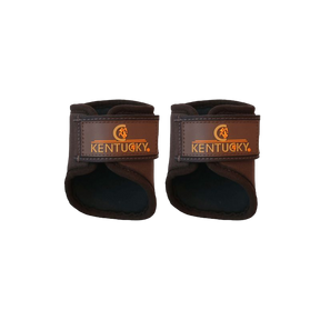 Kentucky Horsewear - Protège-boulets Short 3D Spacer marron | - Ohlala