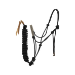 Norton - Deco black/beige ethological halter and lead rope set | - Ohlala