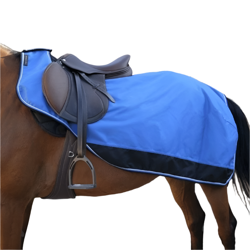 Equithème - Tyrex kidney rug lined with blue/black fleece 1200D