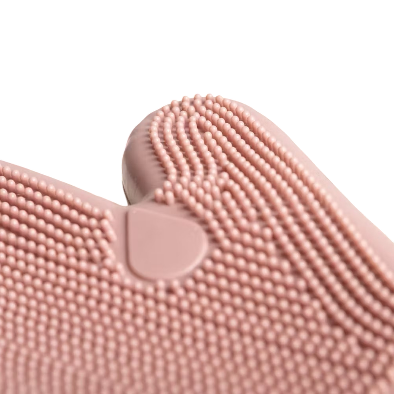 Grooming Deluxe - Rubber Grooming Glove dusty rose | - Ohlala