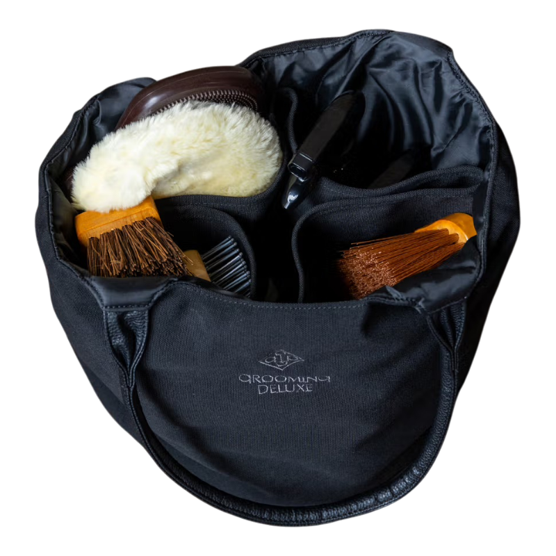 Grooming Deluxe - Canvas groomingtas zwart | - Ohlala