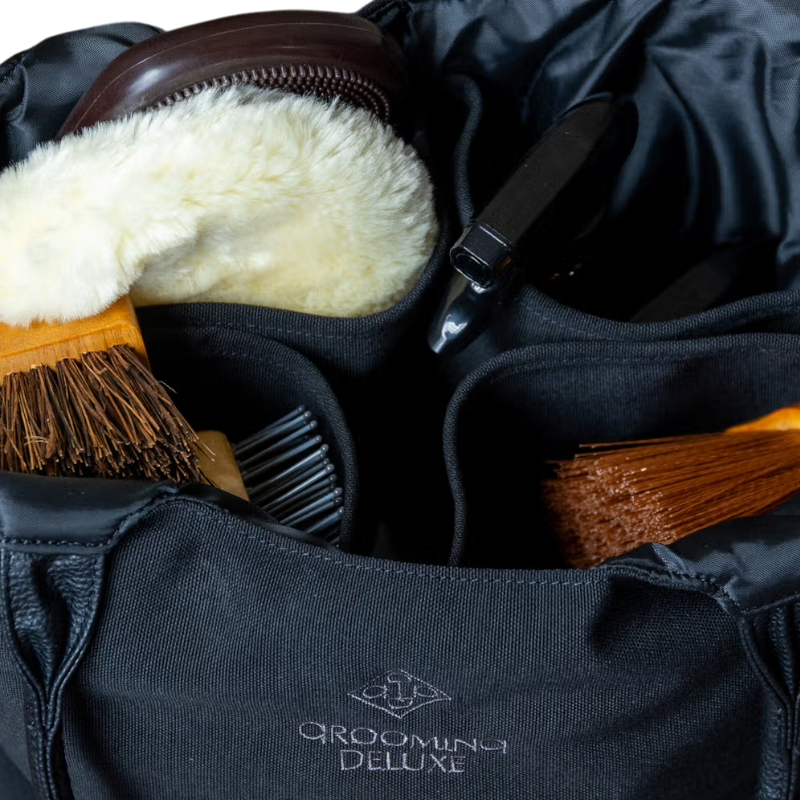 Grooming Deluxe - Grooming tas Canvas zwart | - Ohlala