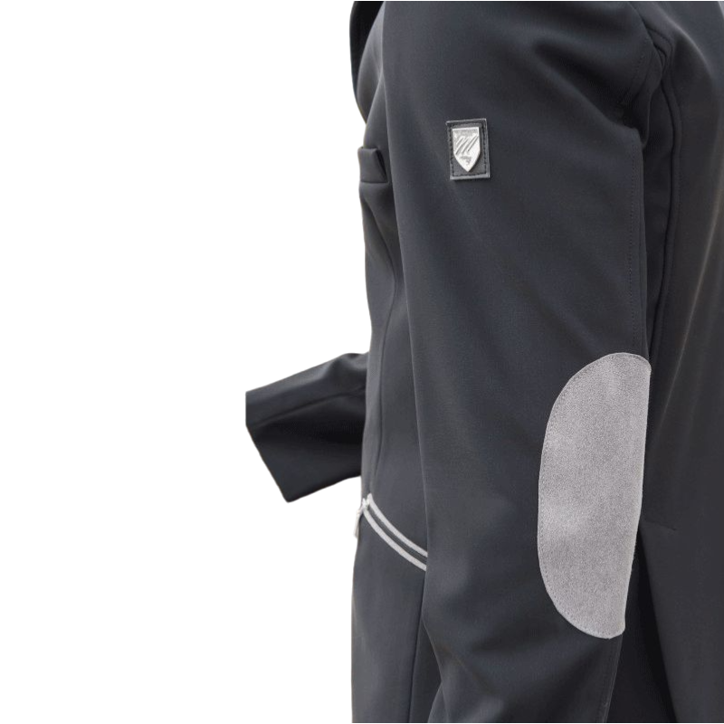 Equithème - Veste de concours Softshell Homme noir