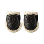 Kentucky Horsewear - Black Leather Sheepskin Fetlock Boots | - Ohlala