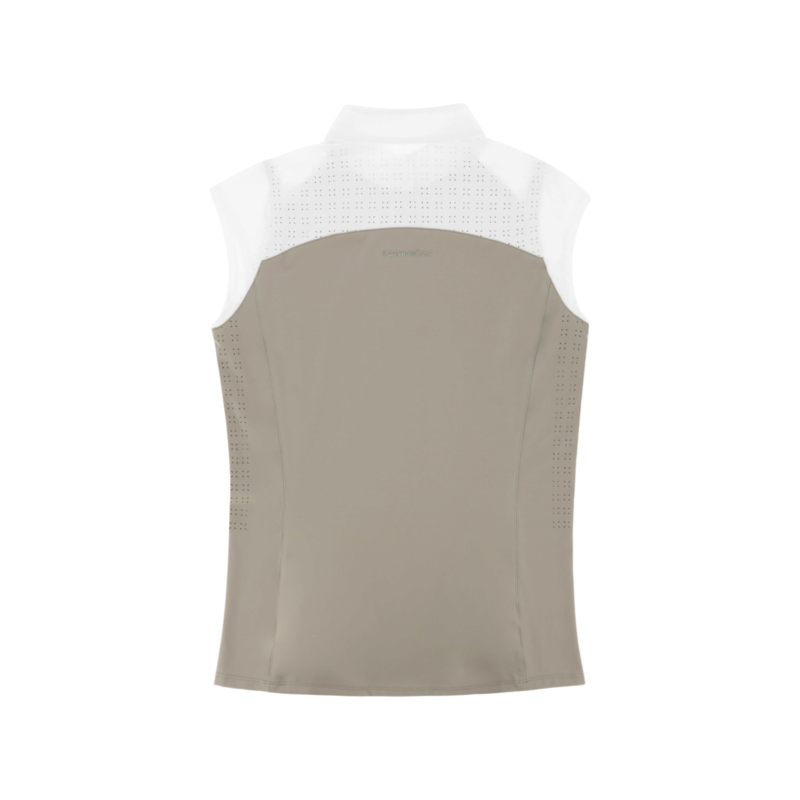 Equithème - Polo ärmellos Damen Judith Taupe