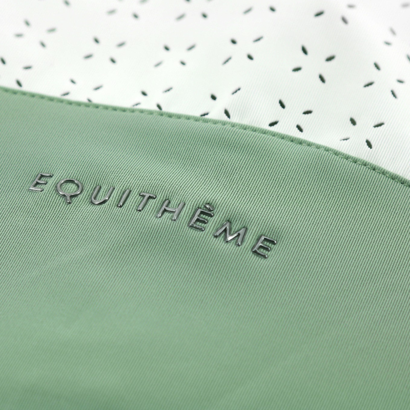 Equithème - Judith Light Green Women's Sleeveless Competition Polo