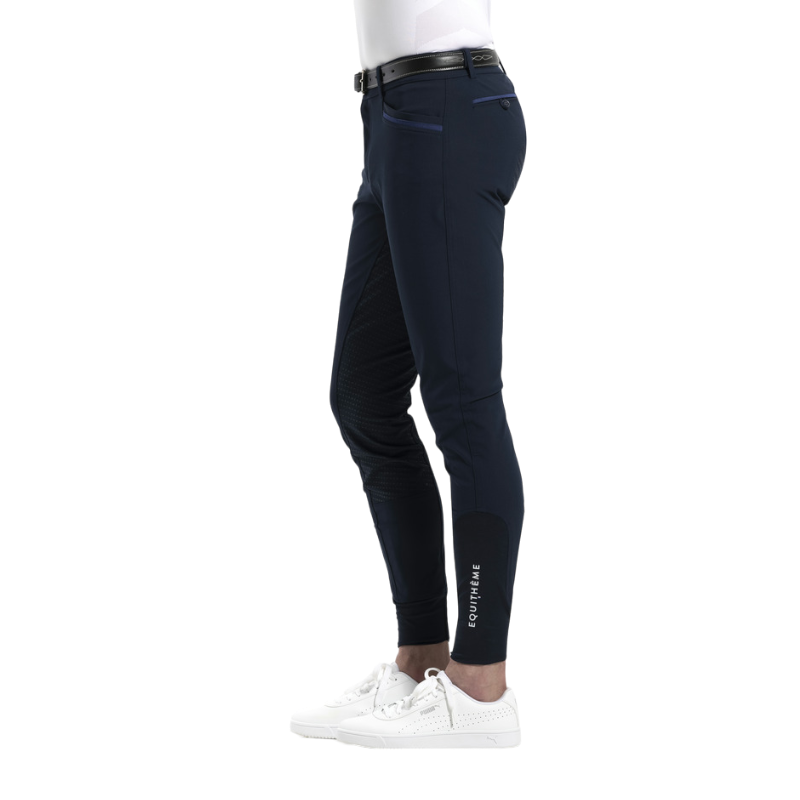 Equithème - Pantalon d'équitation homme Georg full grip marine | - Ohlala