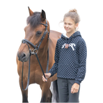 Eden by Pénélope - Ambre navy children's hooded sweatshirt | - Ohlala