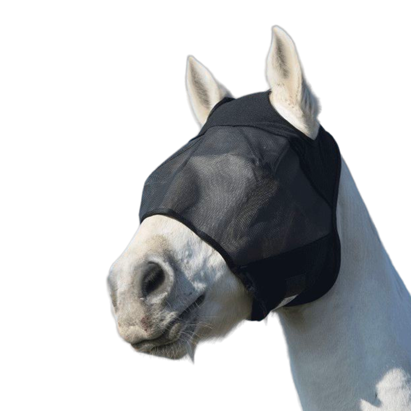 Absorbine - Masque pour chevaux anti-mouche sans oreille noir | - Ohlala