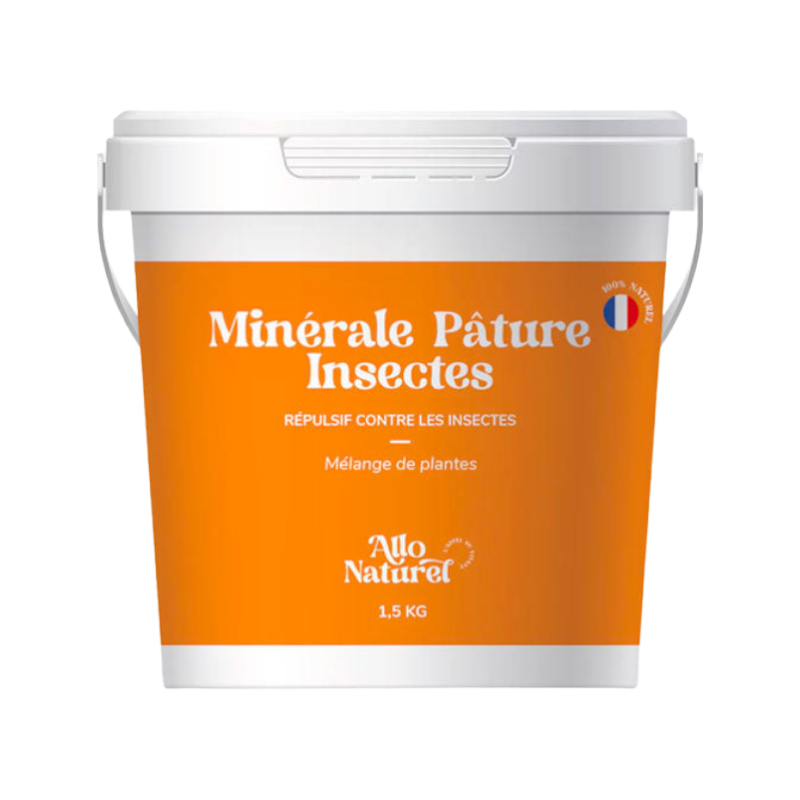 Allo Naturel - Complément alimentaire granulés répulsif insectes Minéral pâture