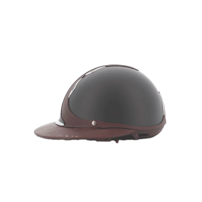 Antarès Sellier - Casque Référence eclipse visière Strass noir/ marron | - Ohlala