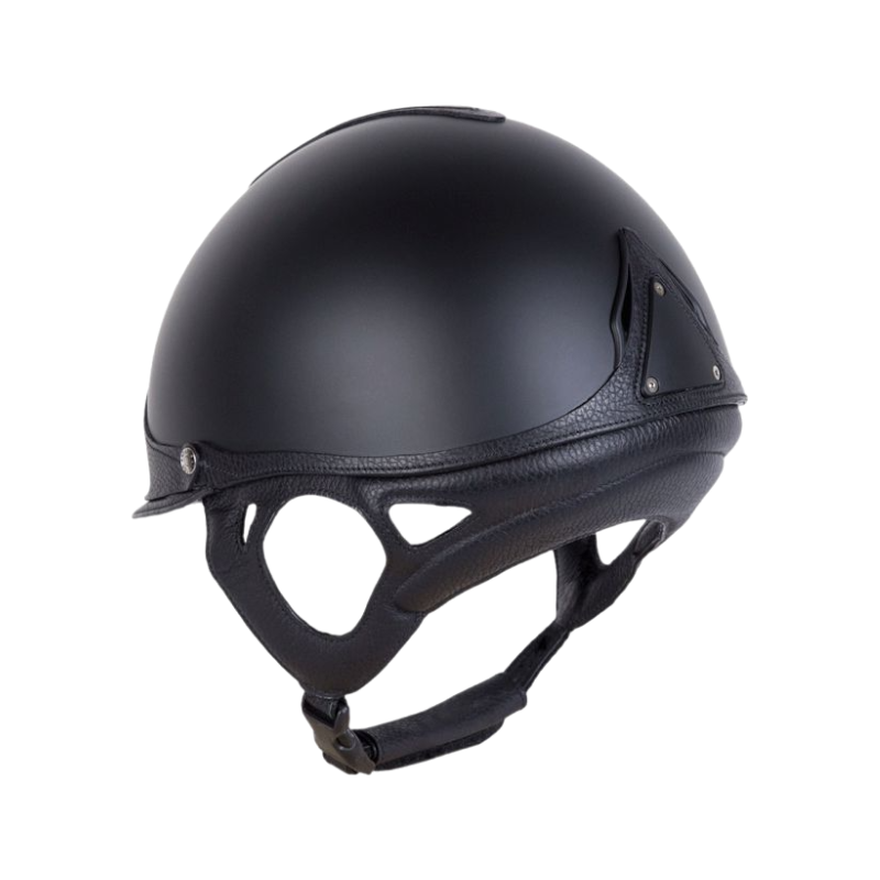 Antarès Sellier - Casque Référence Cross visière courte Noir / Noir | - Ohlala