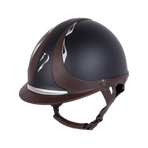Antarès Sellier - Casque Référence visière standard Noir / Marron | - Ohlala
