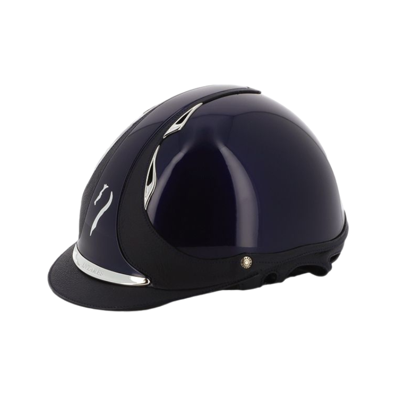 Antarès Sellier - Premium blue/blue varnish helmet
