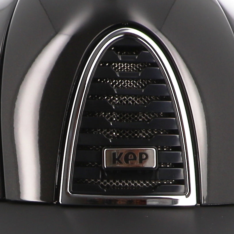 KEP - Casque Cromo 2.0 shine noir visière standard matt | - Ohlala