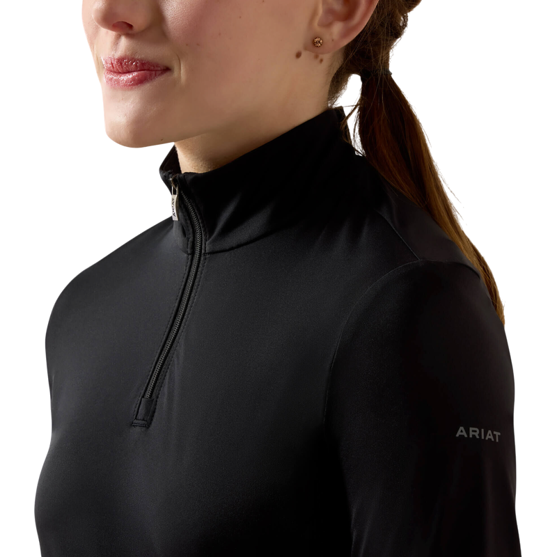 Ariat – Kinder-Langarm-Baselayer LunaVeil in Schwarz