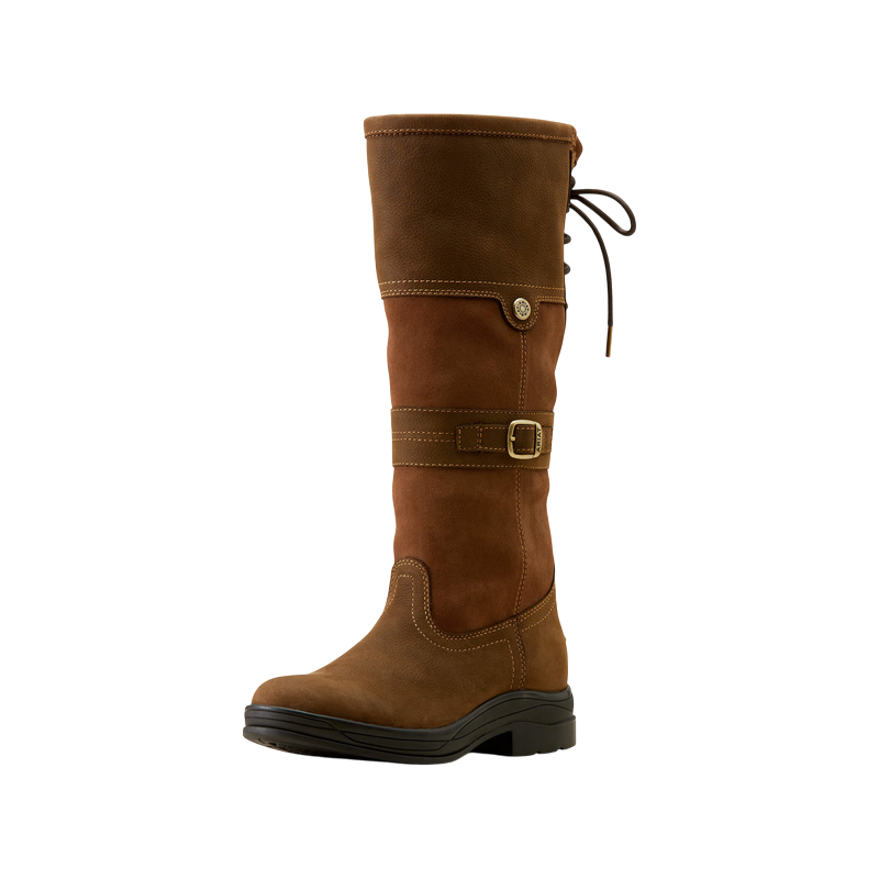 Ariat - Botas impermeables de mujer Langdale color café, caña estándar