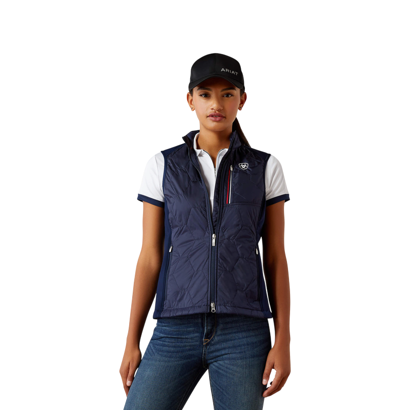 Ariat – Damen-Steppweste Fusion, Navyt
