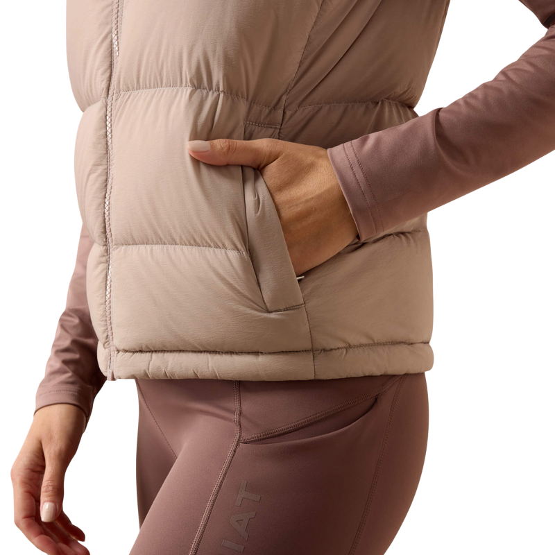 Ariat - Damen-Daunenweste UltraPuff Down in Sphinx-Beige