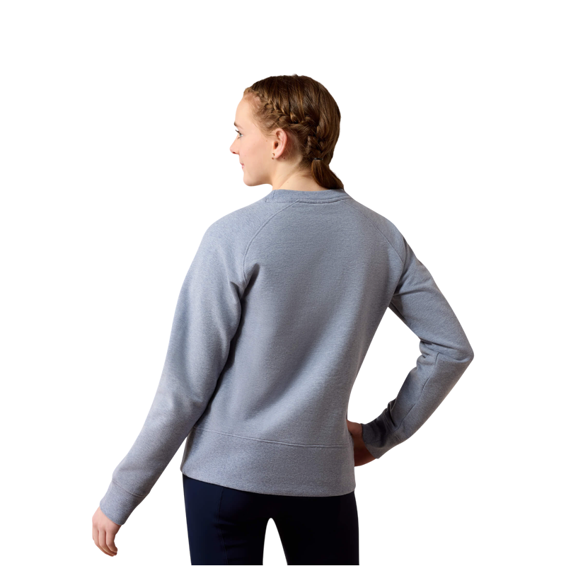 Ariat - Sweat-shirt enfant Martine blue grey let's play
