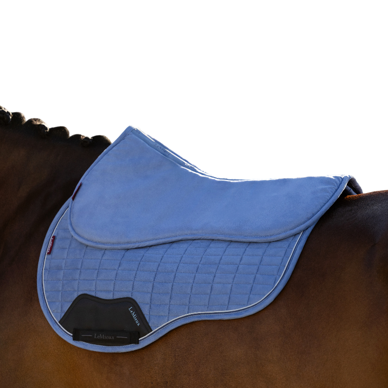 LeMieux - Suede Shock Pad powder blue | - Ohlala