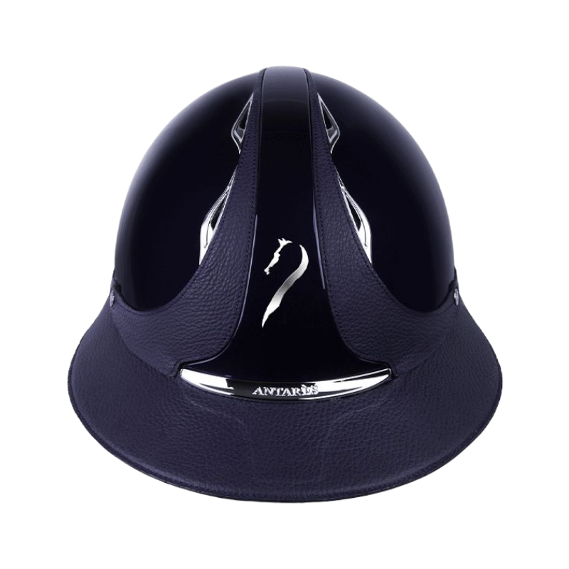 Antarès Sellier - Casque premium vernis bleu/ bleu