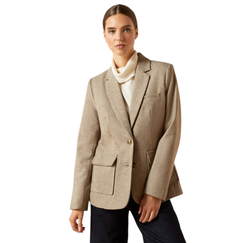 Ariat - Żakiet damski Beckfoot camel houndstooth | - Ohlala