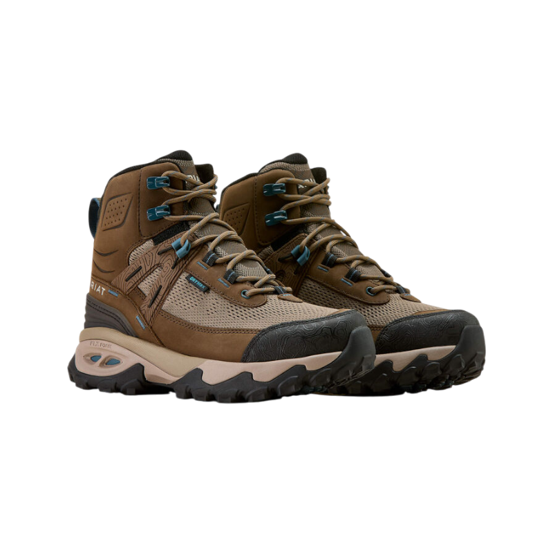 Ariat - Botas con cordones impermeables mujer Traverse brown bark | - Ohlala