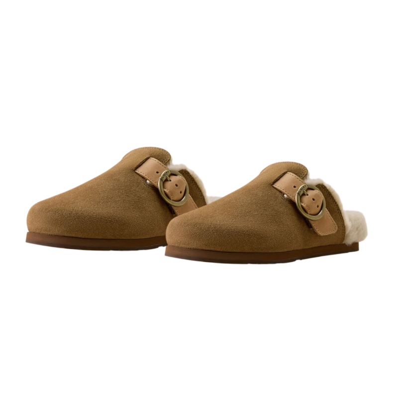 Ariat - Women's Country Sherpa ranch brown suede mule | - Ohlala