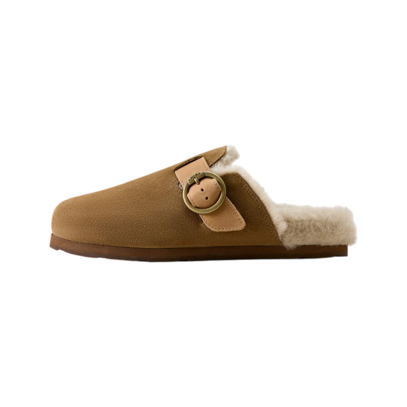 Ariat - Women's Country Sherpa ranch brown suede mule | - Ohlala