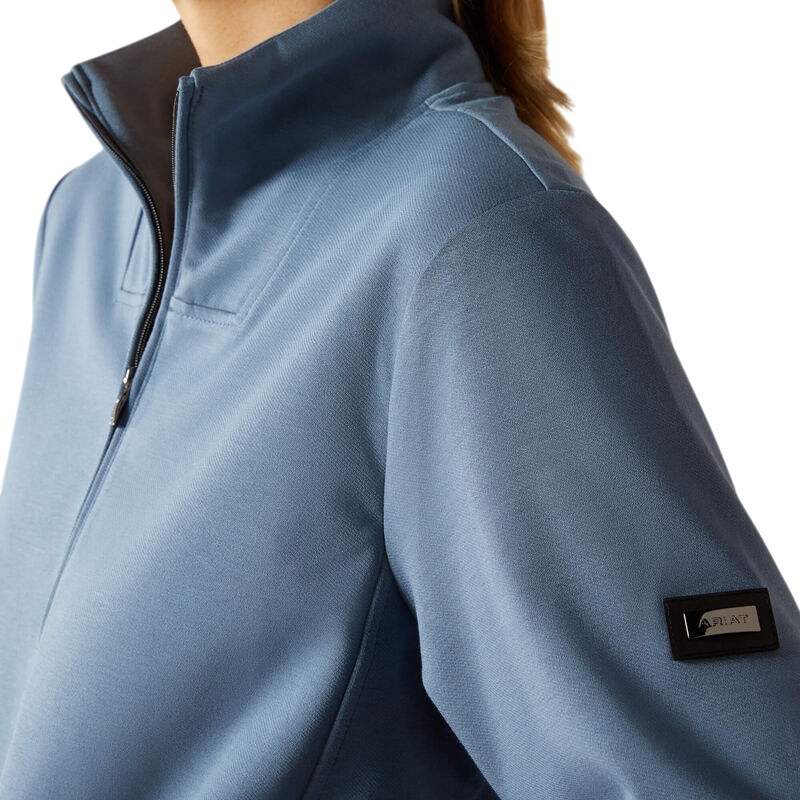 Ariat - Damen-Pullover mit Reißverschlusskragen Montadale china blue | - Ohlala